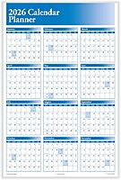 ComplyRight 2-Sided Laminated Dry-Erase Wall Calendar Planner (36 x 24)