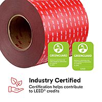 3M VHB Tape 4991, Gray, 1/2 in x 36 yd, 90 Mil