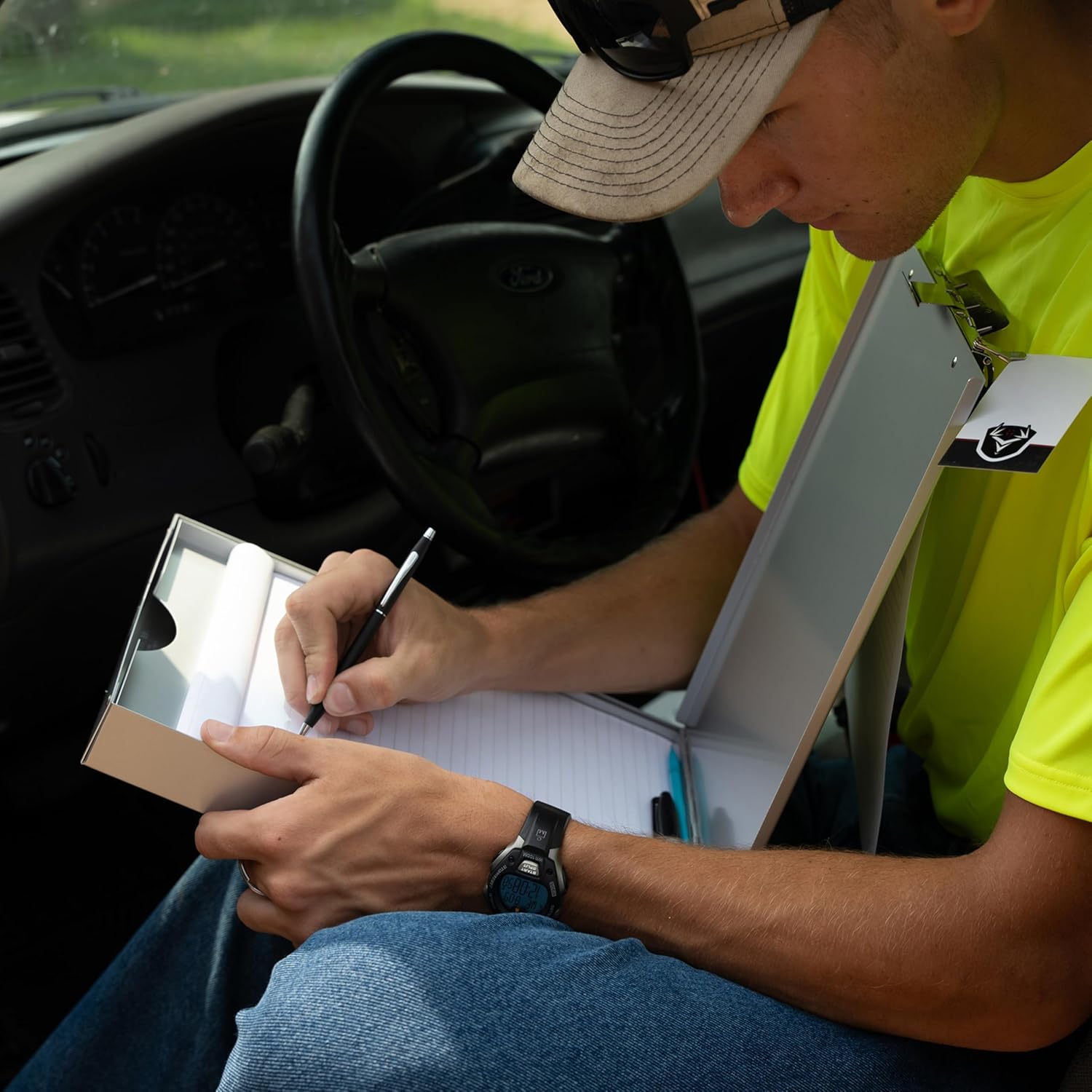 SAUNDERS Cruiser-Mate Aluminum Storage Clipboard with Dual Compartments