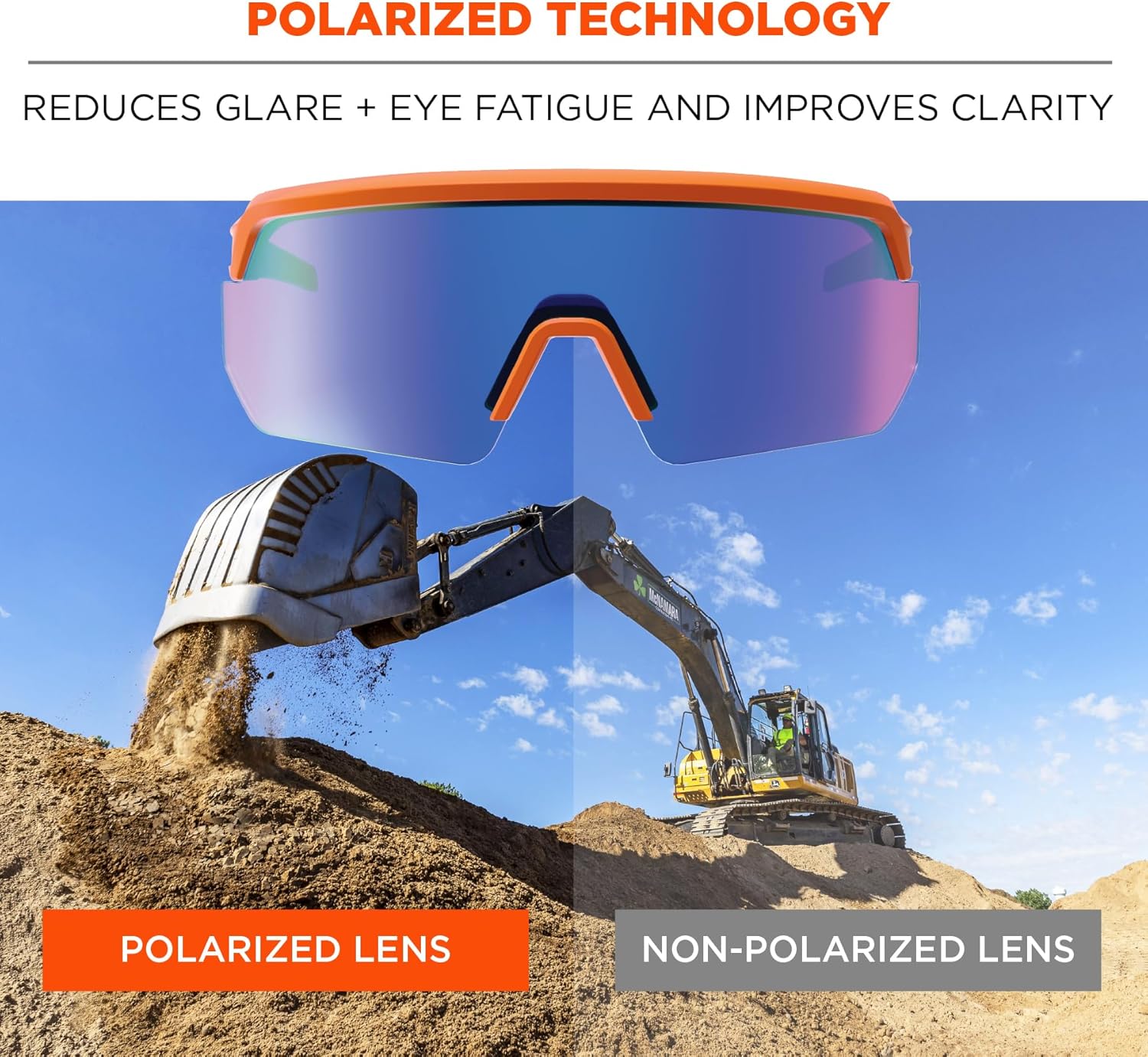 Ergodyne Skullerz AEGIR Polarized Fog-Off+ Safety Glasses