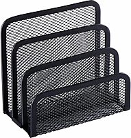 Lorell Mesh Vertical Desktop File Sorter 5.6" x 5.3" Each