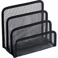 Lorell Mesh Vertical Desktop File Sorter 5.6" x 5.3" Each