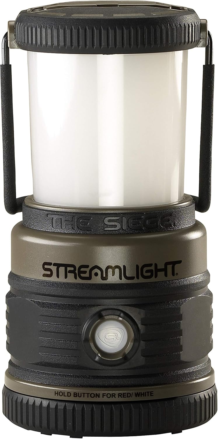 Streamlight 44931 Siege 540-Lumen Compact D Alkaline Outdoor Hand Lantern/Flashlight Combo