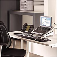 Fellowes 8032001 Office Suites Laptop Riser - Black/Silver