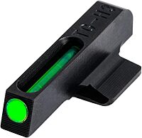 Truglo TFO Tritium & Fiber-Optic Sight Durable Snag-Resistant Glowing Night Sight, Compatible with Kimber 1911 Models with Fixed Rear Sight (Excluding Micro Series) Green Rear Sight