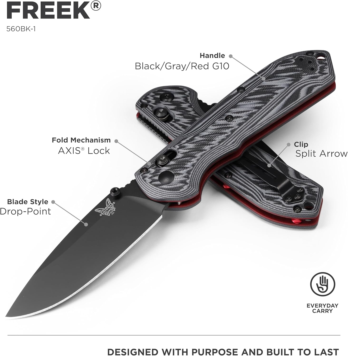 BENCHMADE Freek 560 Folding Knife