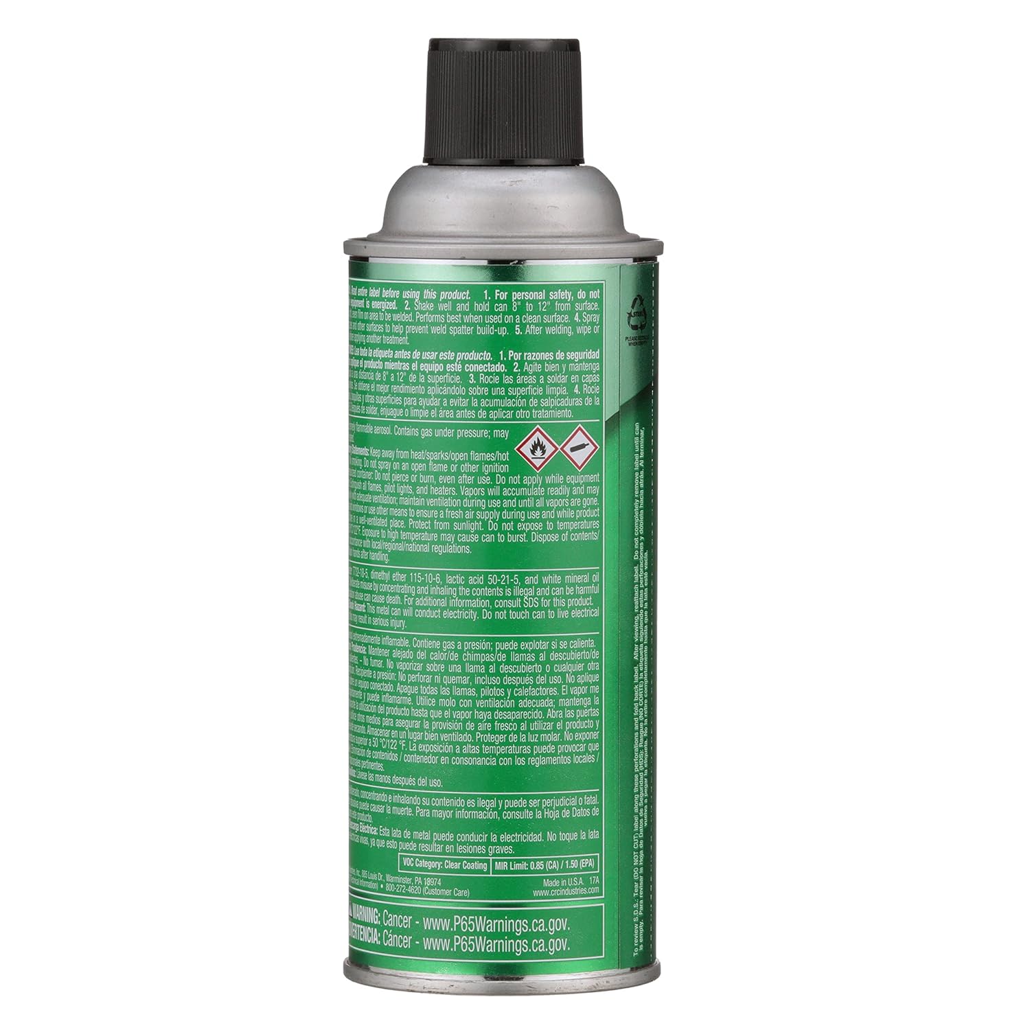 CRC Welder's Anti-Spatter 03083 – 14 Wt. Oz. Water-Based Anti-Spatter Aerosol Spray 14 Ounce (Pack of 1) 1 Pack