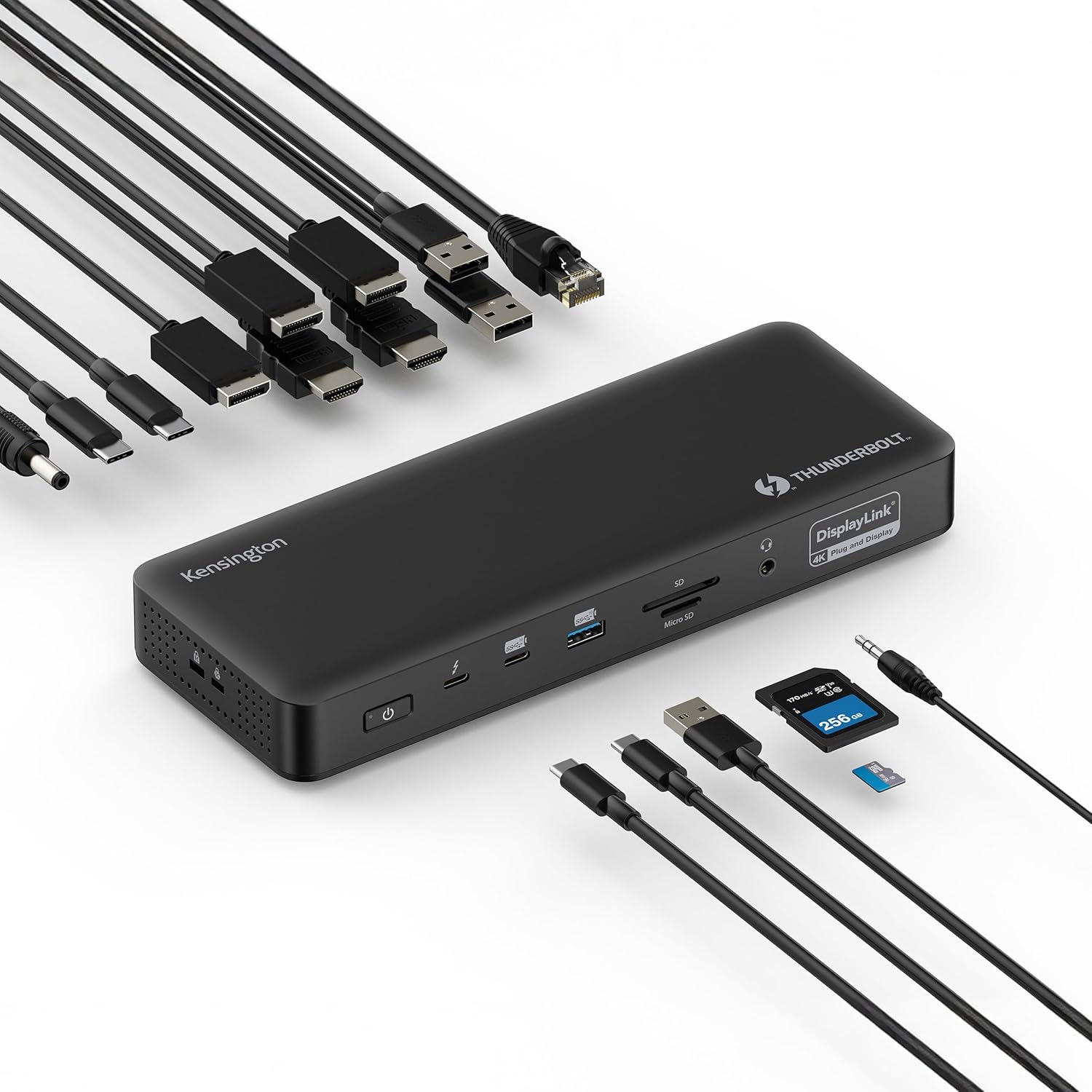 Kensington DisplayLink Docking Station (USB-C / Thunderbolt Compatible)