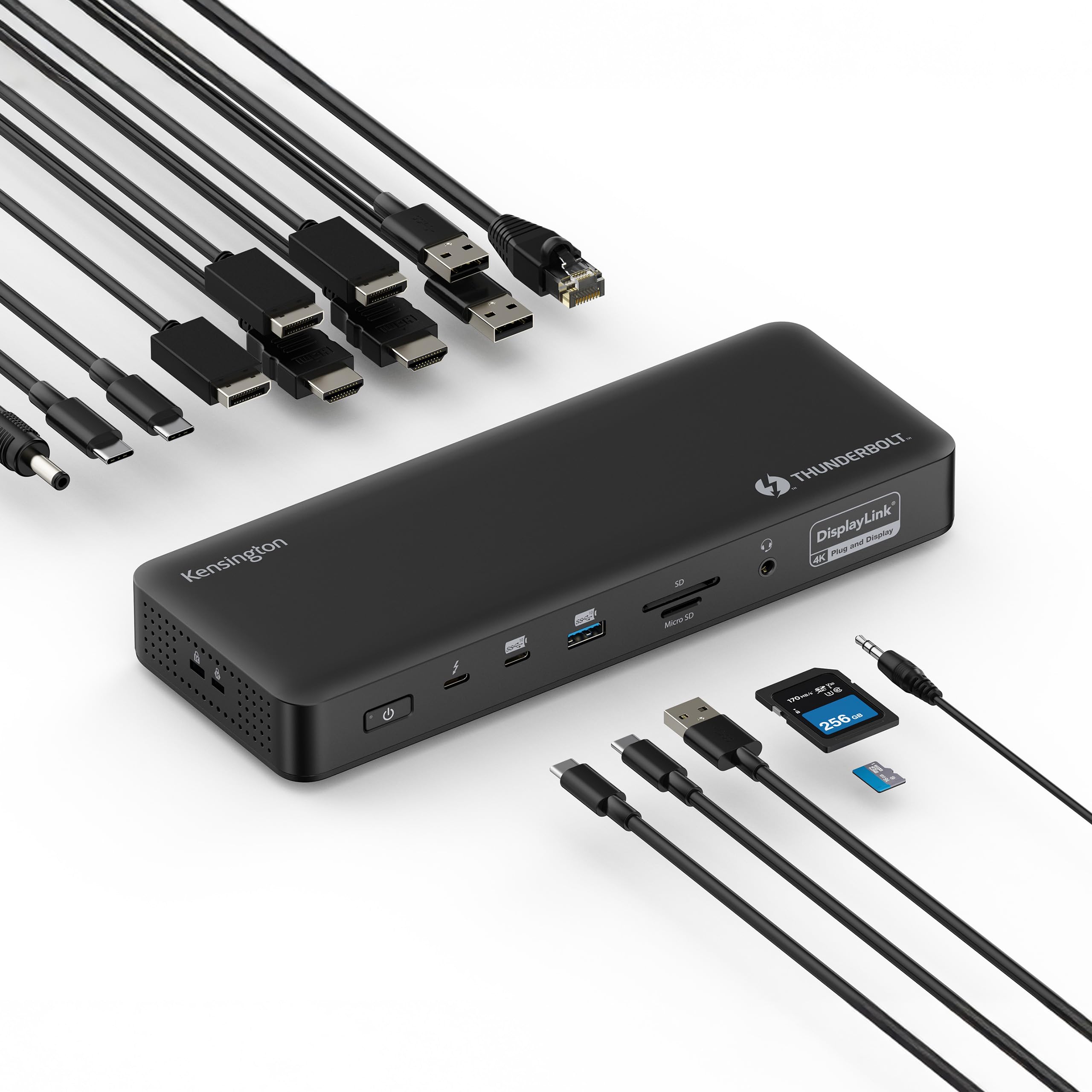 Kensington DisplayLink Docking Station (USB-C / Thunderbolt Compatible)