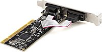 StarTech.com PCI Serial Parallel Combo Card with Dual Serial RS232 Ports (DB9) & 1x Parallel LPT Port (DB25) - PCI Combo Adapter Card - PCI Expansion Card Controller - PCI to Printer Card (PCI2S1P2)
