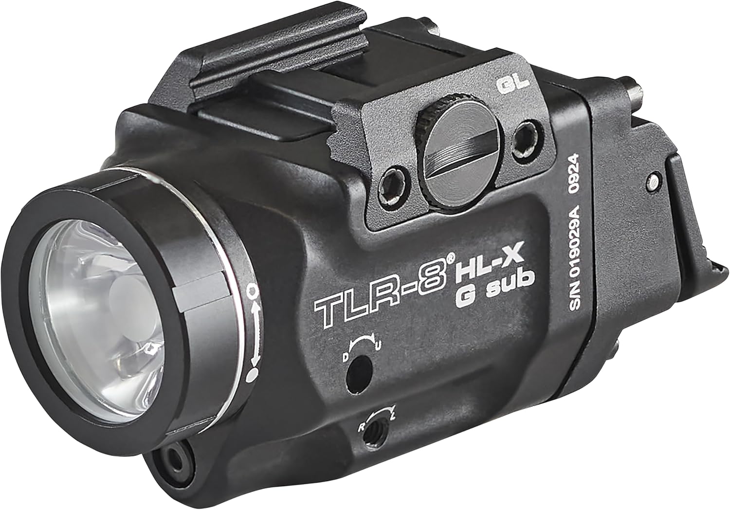 Streamlight 69476 TLR-8 HL-X G sub USB 1000-Lumen Weapon Rail-Mounted Rechargeable Tactical Flashlight with Integrated Green