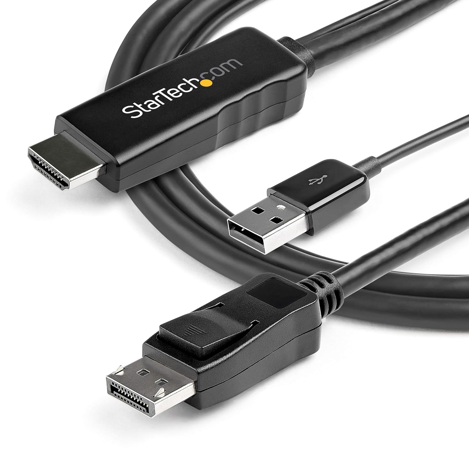 StarTech.com HDMI to DisplayPort Active Adapter Cable with USB Power