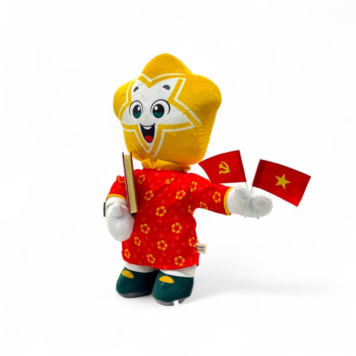 Linh Vật Mascot Áo Dài Đỏ BIDV (HÀNG MẪU KHÔNG BÁN)
