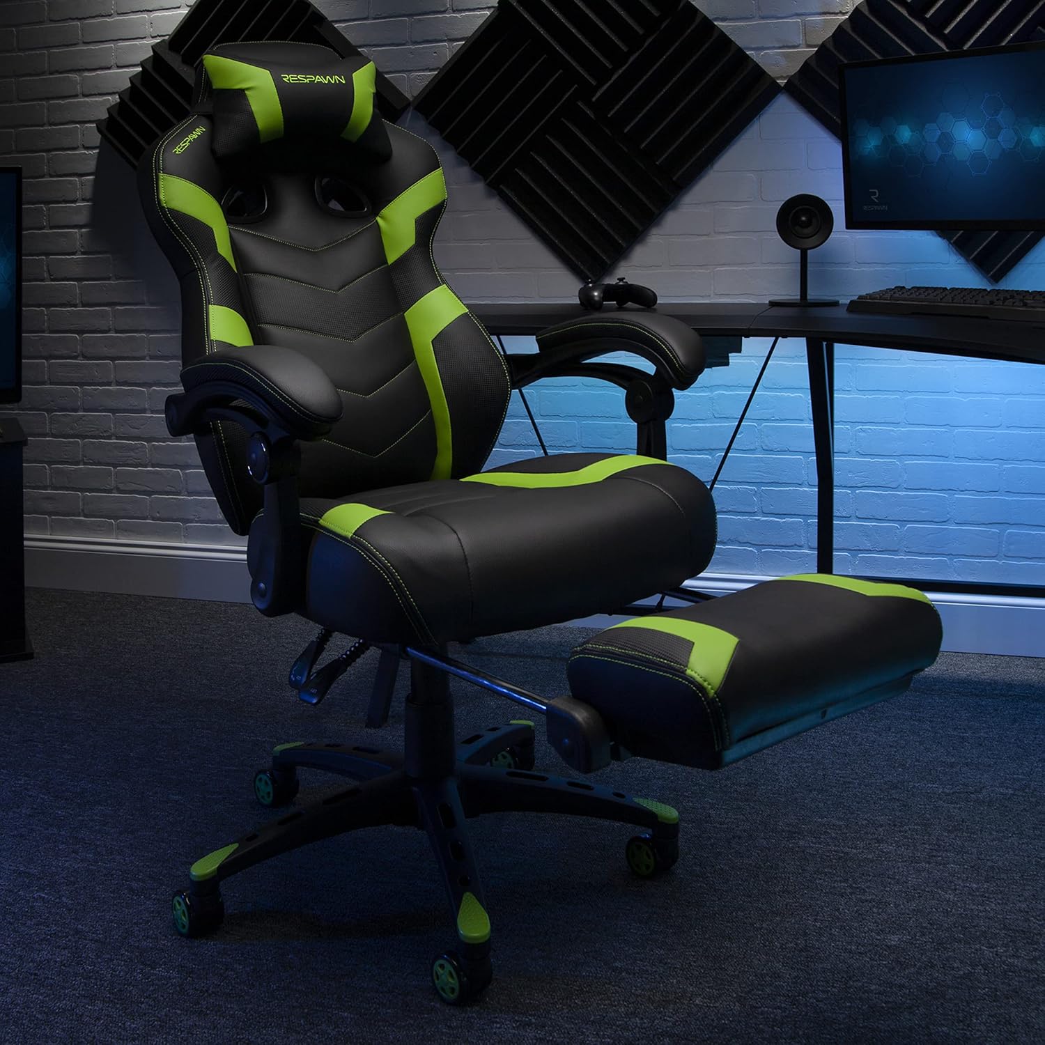 RESPAWN 110 Pro Ergonomic Gaming Chair with Footrest