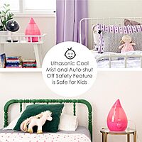 CRANE Drop 1-Gallon Ultrasonic Cool Mist Humidifier