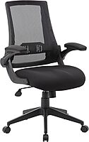 Boss Office Products Adjustable Mesh Task Chair, Black