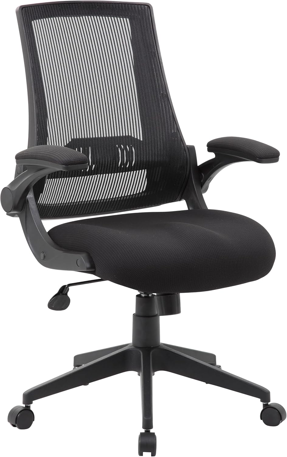 Boss Office Products Adjustable Mesh Task Chair, Black
