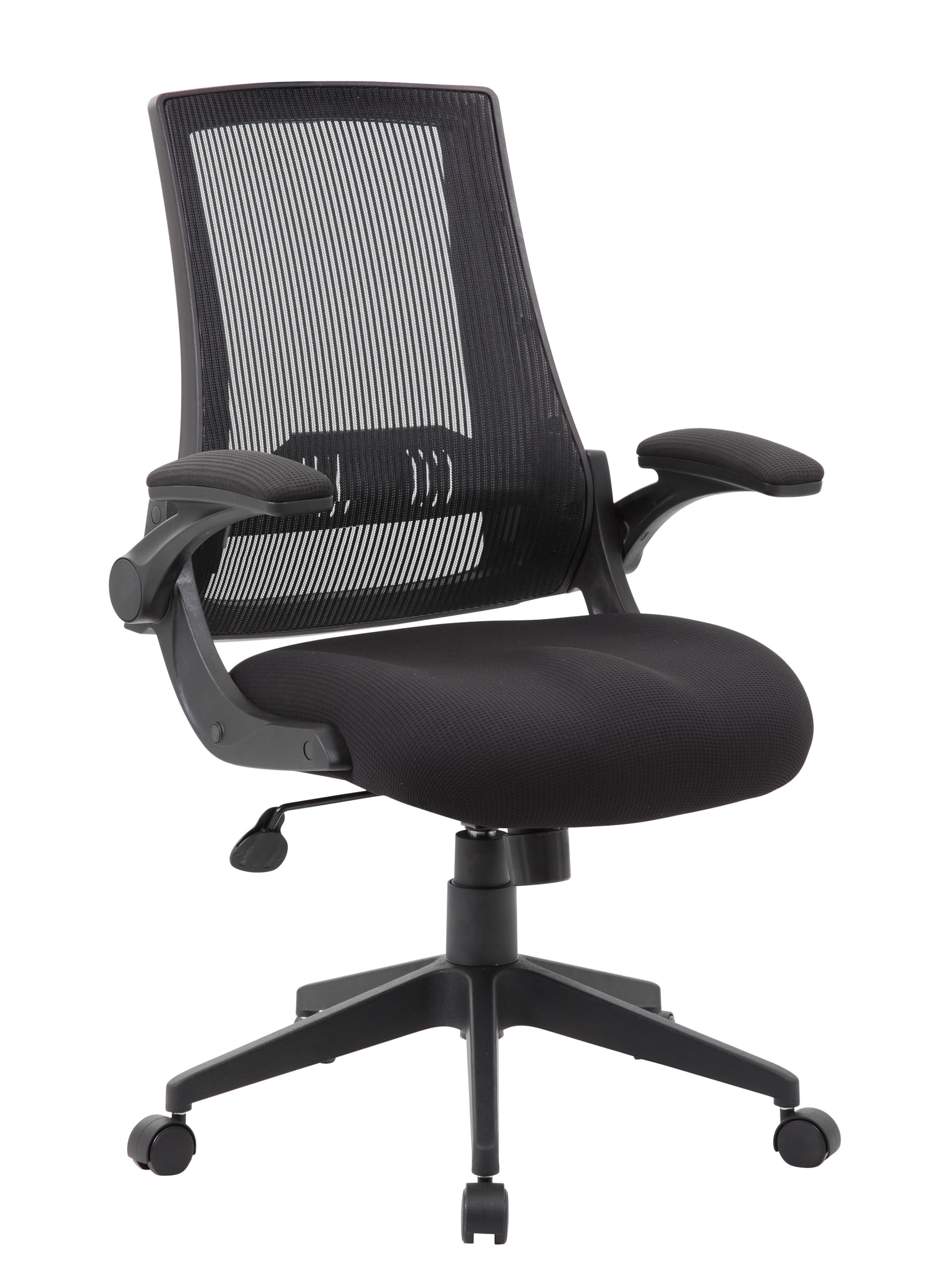 Boss Office Products Adjustable Mesh Task Chair, Black