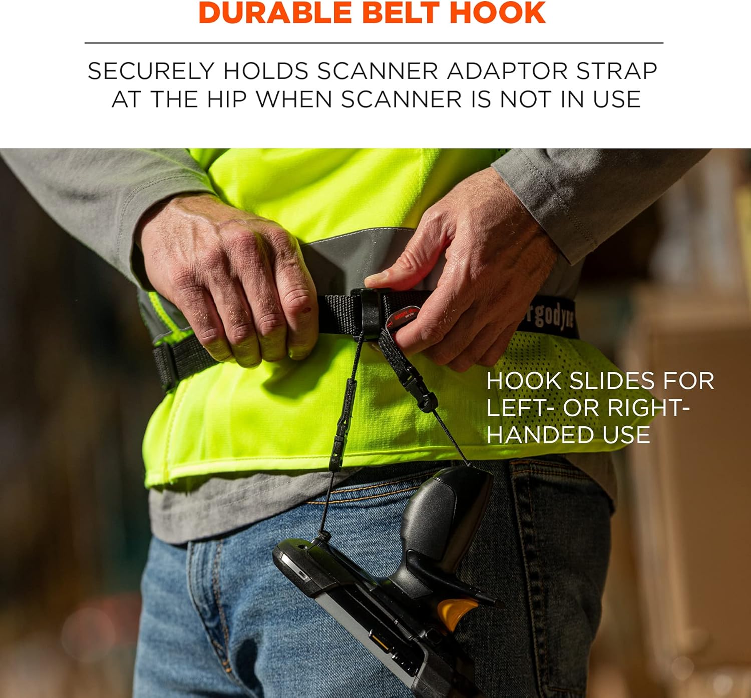 ERGODYNE Squids 3135 Barcode Scanner Belt with Hook