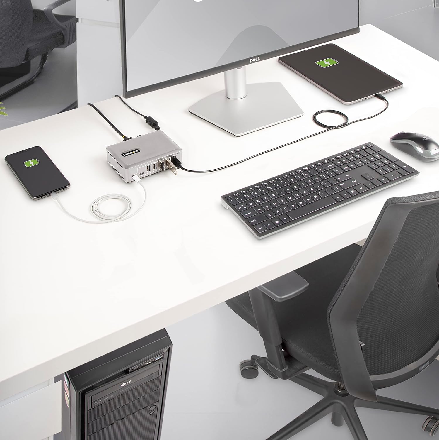 StarTech.com 7-Port USB-C Hub - 5X USB-A/2x USB-C - Self-Powered with65W Power Supply - USB 3.1 10Gbps