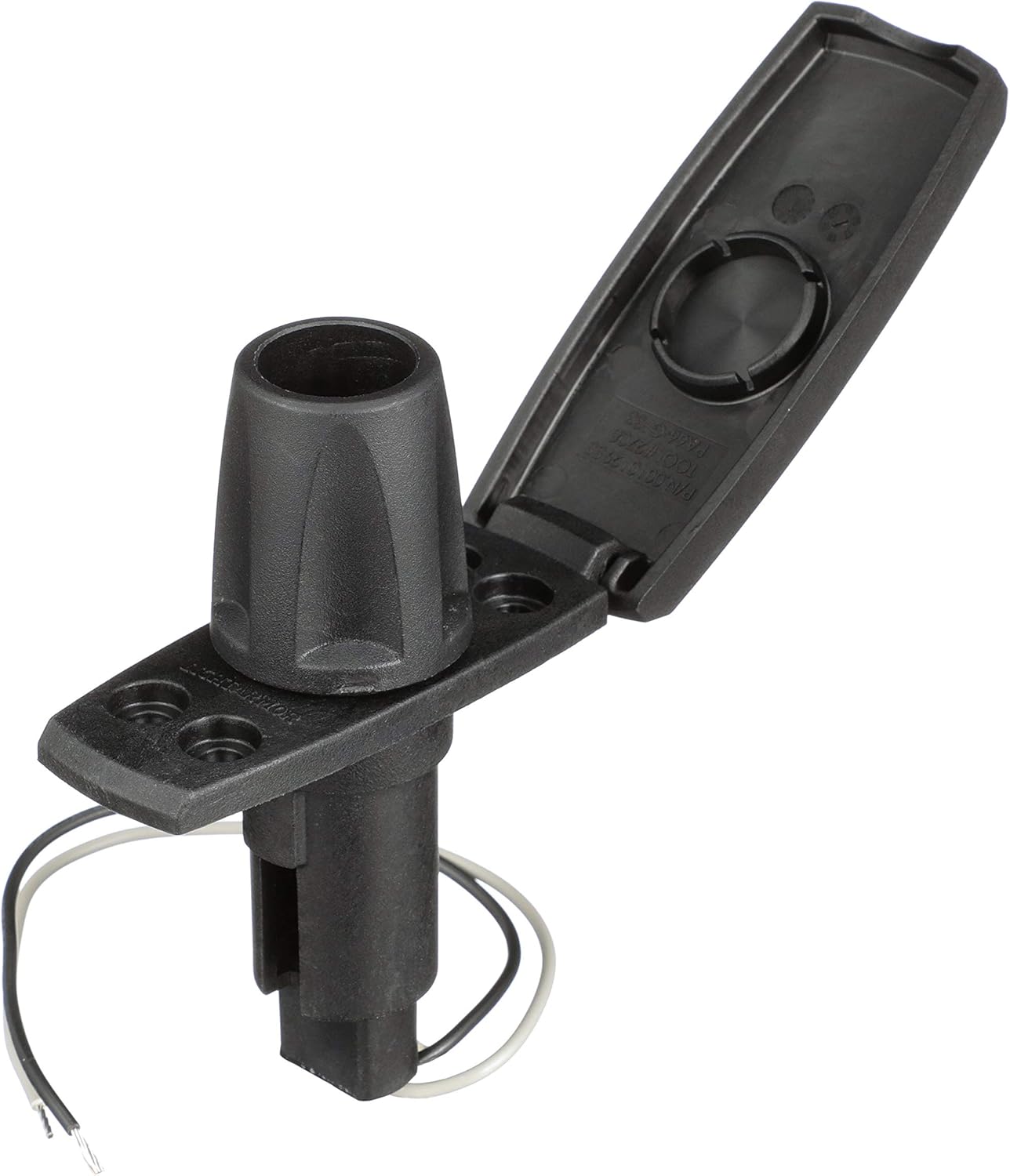 Attwood 910V2PB-7 LightArmor™ 910V Series Rectangle Plug-In Light Base — for All-Around Pole Light, 2-Pin