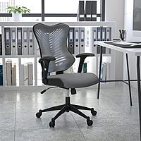 FLASH FURNITURE Kale High Back Designer Mesh Executive Swivel Ergonomic Office Chair