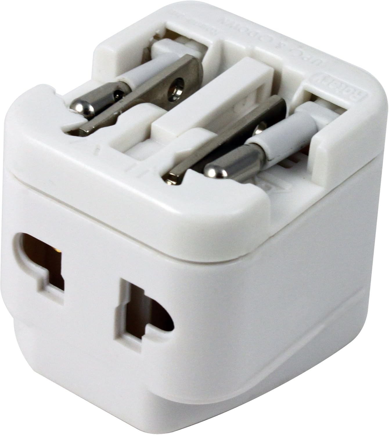 Lenmar TraveLite Ultra Compact All-in-One International Travel Adapter, White, AC150