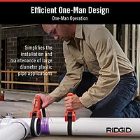 RIDGID 42478 STRAPLOCK Pipe Handle 7" Strap Wrench, Red