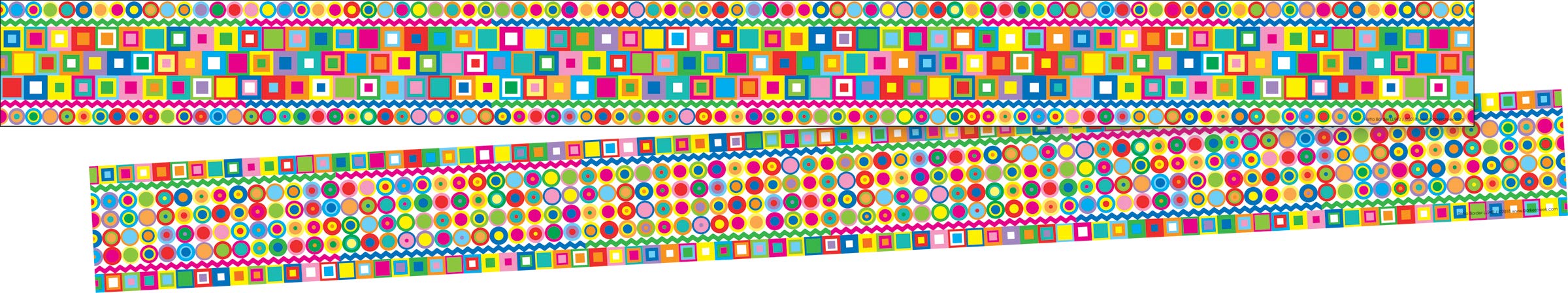 Barker Creek Double-Sided Border 2-Pack Classroom Border Strips, 3 in x 35 in (70 ft total)