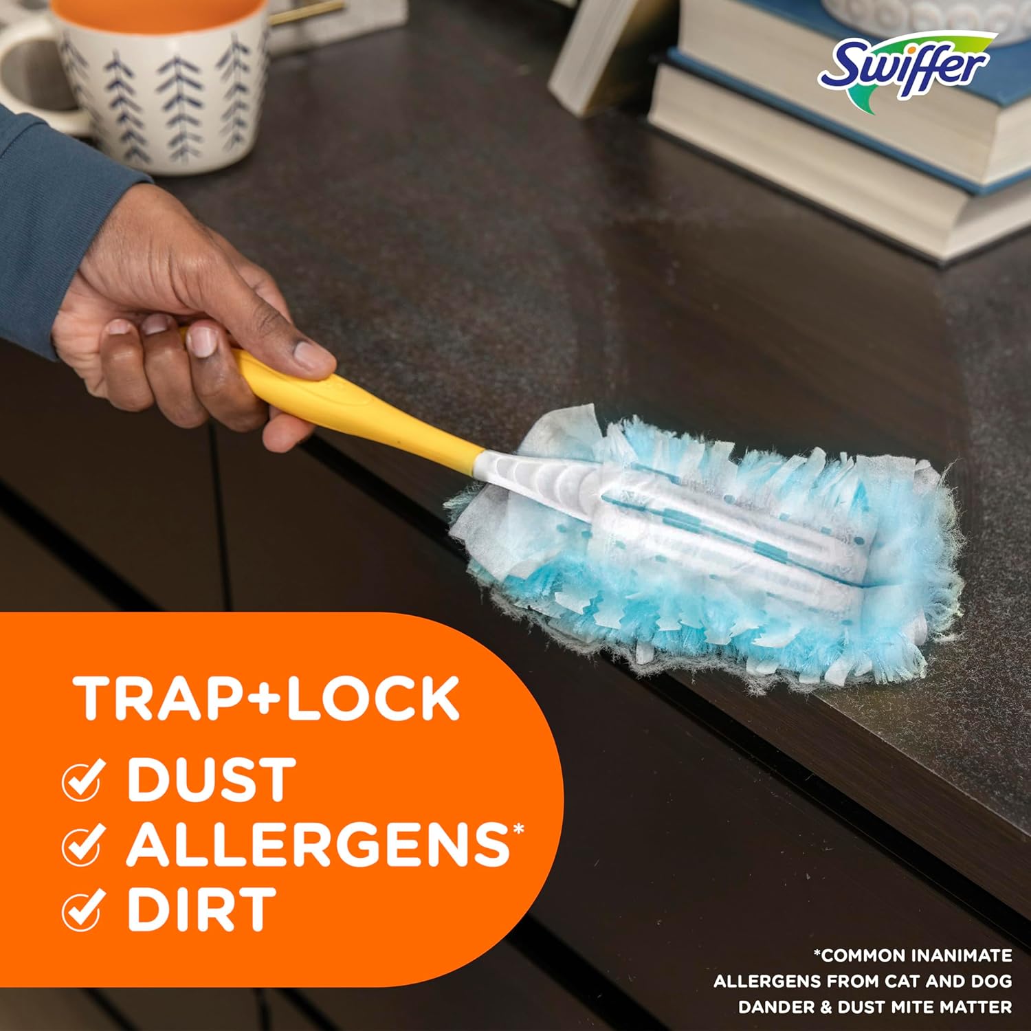 Swiffer Dusters Refill for Cleaning, Made by SWIFFER, Feather & Microfiber Duster Disposable Alternative