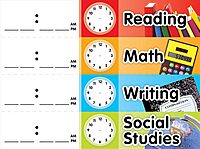 Scholastic Classroom Resources Pocket Charts for Calendar and Daily Schedule Management (SC583866