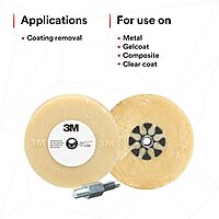 3M Stripe Off Wheel Adhesive Remover Eraser Wheel Removes Decals, Stripes, Vinyl