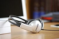 Koss UR10 On-Ear Headphones | Durable | All Ages | 3.5mm Plug Black