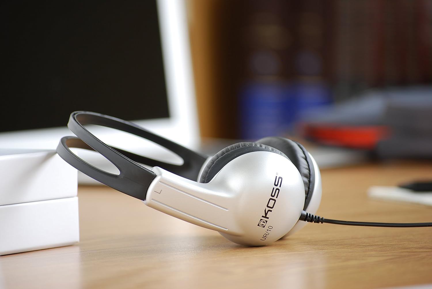 Koss UR10 On-Ear Headphones | Durable | All Ages | 3.5mm Plug Black