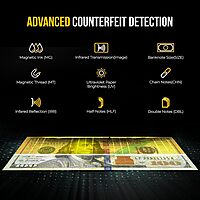 KOLIBRI Money Counter Machine with Advanced Counterfeit Detection and LCD