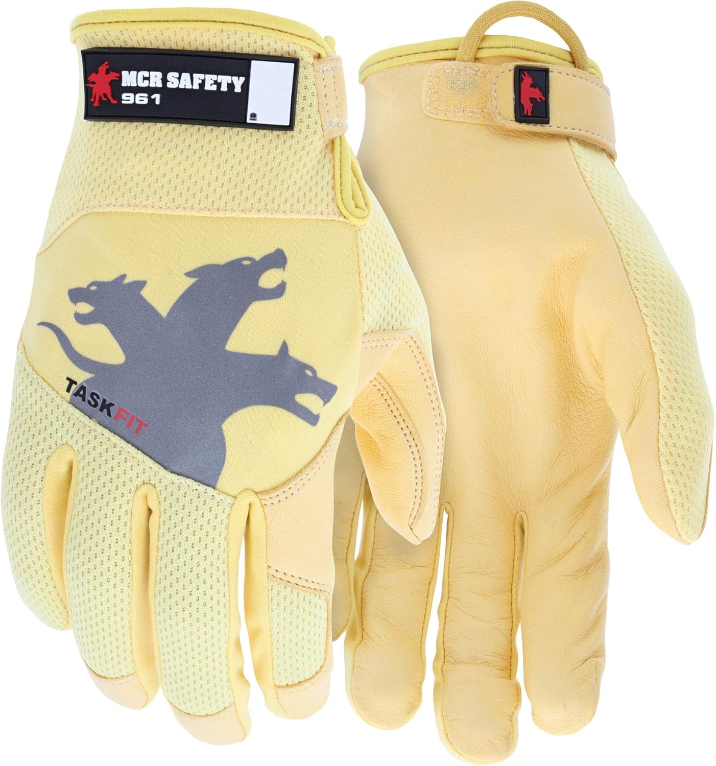 MCR Safety 961 TaskFit Goatskin Leather Mechanic Work Gloves