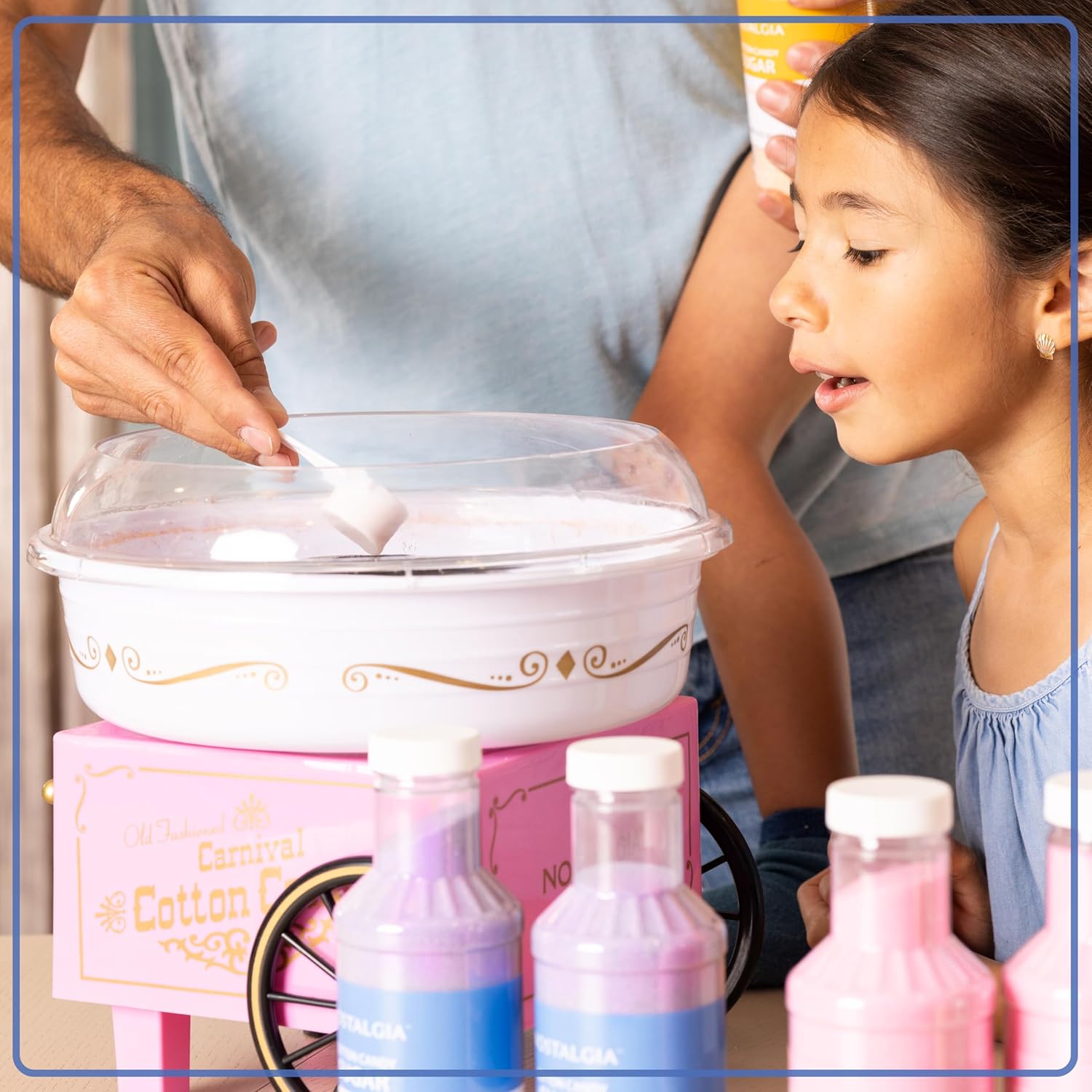 NOSTALGIA Cotton Candy Flossing Sugar Party Kit (3-Pack)