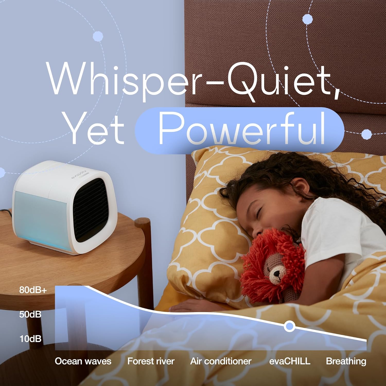 Evapolar evaCHILL Portable Air Conditioners / Mini AC Unit / Small Personal Evaporative Air Cooler and Humidifier Fan