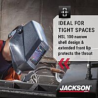 Jackson Safety Insight ADF Ultra-Lightweight Auto-Darkening Welding Helmet