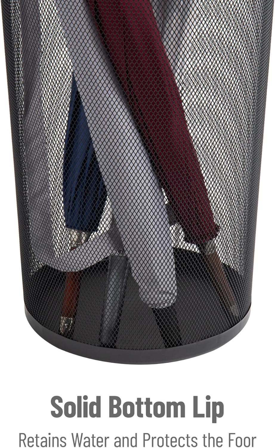 MIND READER Metal Mesh Umbrella Stand Multi-Purpose Storage