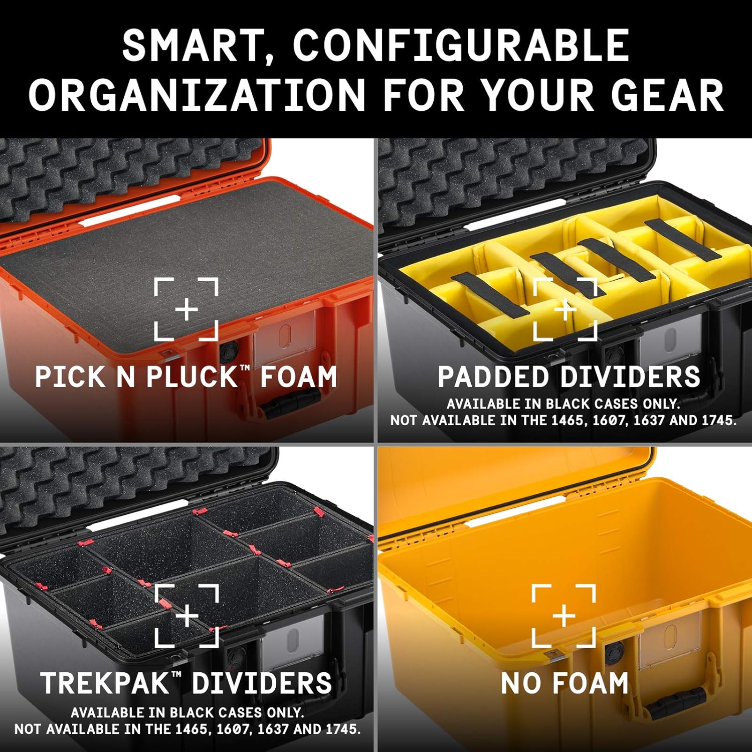 Pelican Air 1557 Protective Hard Case with Dividers