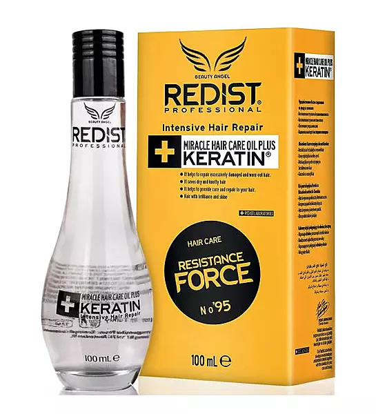 Redist Keratin Hair Oil for shine, smoothness, and frizz control finishing oil