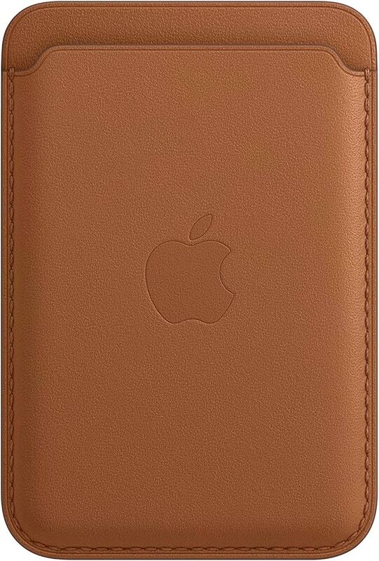 APPLE LEATHER WALLET WITH MAGSAFE SADDLE BROWN
