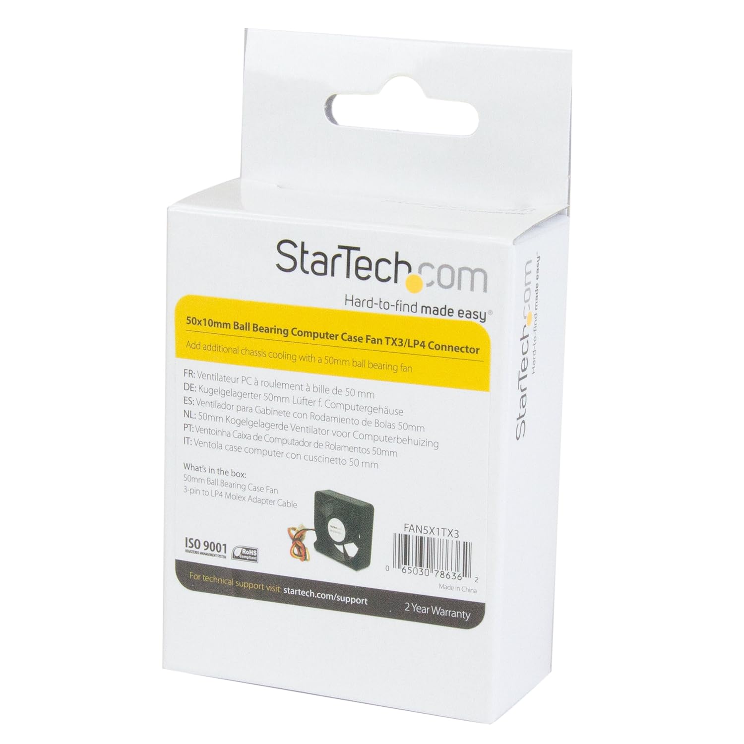 StarTech.com Ball Bearing Computer Case Fan