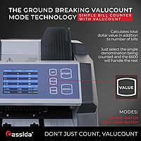 Cassida 6600 UV/MG – USA Business Grade Money Counter with UV/MG/IR Counterfeit Detection