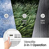 LG 6,000 BTU Window Air Conditioner, 115V, Cools 250 Sq.Ft. for Bedroom, Den, Living Room, Quiet Operation, with Remote