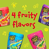 Juicy Drop Gummy Dip 'N Stix Assorted Candy Variety Pack, Sweet Gummy Sticks W/ Sour Dipping Gel, 8 Pack, Assorted For Kids Parties and Party Favors, Sour Candy Variety Pack for Kids