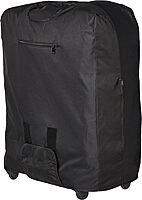 Samsonite Foldable Luggage Cover, 7 7/8inH x 7 1/8inW x 1 9/16inD, Black