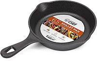 COMMERCIAL CHEF Pre-Seasoned Cast Iron Skillets