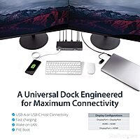 StarTech.com Universal USB-C Laptop Docking Station (Dual & Triple Monitor)
